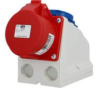Unitec 40582L - Presa elettrica da muro, 5 poli, a norma CEE