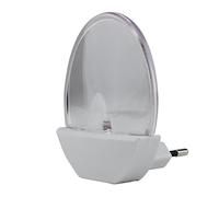 Unitec 41655, Luce Di orientamento LED ovale plastica, 0.09 Watts, Bianco, 18.00 x 11.30 x 6.00 cm