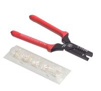 uniTEC 45622 - Pinza di pressaggio per boccole aderenti, per 0,25-2,5 mm²