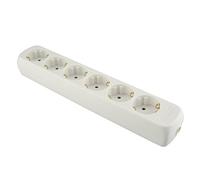 UNITEC 48682 TSD - Cavo per sospensione a 6 prese, 250 V, colore: Bianco