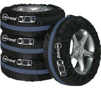 Unitec 75555 - Set borse porta gomme con tracolla, Per pneumatici auto da 33 cm (13") a 46 cm (17"), 4 pezzi