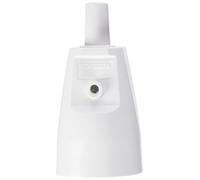 UNITEC Attacco Schuko con protezione antipiega infrangibile, colore bianco