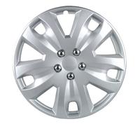 Unitec Copri Cerchio Hockenheim, 4-pezzi, 100% ABS, col. Argento, 4 pezzi