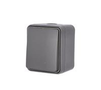 UNITEC Pulsante AP/FR Aqua, da parete, adatto per ambienti umidi, IP54, per inte