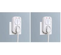 UNITEC Timer bianco (Confezione da 2)