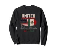United Beyond Borders USA Messico Due Nazioni Una Amicizia Felpa