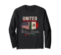United Beyond Borders USA Messico Due Nazioni Una Amicizia Maglia a Manica