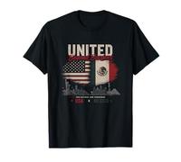United Beyond Borders USA Messico Due Nazioni Una Amicizia Maglietta