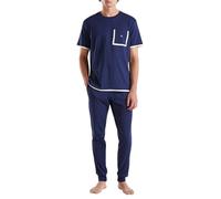 United Colors of Benetton 30964F00G Pantalone del Pigiama, Blu, L Uomo