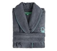 United Colors of Benetton Albornoz Algodón Gris Oscuro Accappatoio XL 360GSM 100% Cotone Colore Grigio Scuro Benetton, X-Large Unisex-Adulto