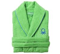 United Colors of Benetton ALBORNOZ L/XL 360GSM 100% ALGODÓN VERDE RAINBOW