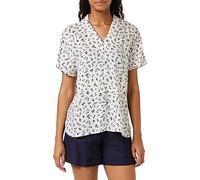 United Colors of Benetton Blusa 5UEFDQ04Q Camicia, Panna a Fantasia Floreale 77B, XS Donna