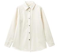 United Colors of Benetton Camicia 556YDQ07H, Panna 0Z3, XS Donna