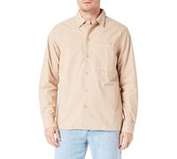 United Colors of Benetton Camicia 5EJTUQ024, Beige 99A, S Uomo