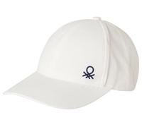 United Colors of Benetton Cappello C/Visiera 6YCTCA01Y Set di Accessori Invernali, Bianco, M Unisex-Bambini e Ragazzi