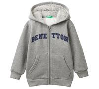 United Colors of Benetton Giacca C/CAPP M/L 3EB5G503E Maglione Cardigan, Grigio, 5 Anni Bambino