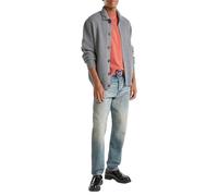 United Colors of Benetton Maglia Coreana M/L 18AYU5012 Maglione Cardigan, Grigio, L Uomo