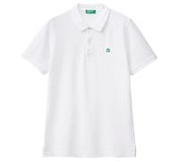 United Colors of Benetton Maglia Polo M/M 3WG9U301Z, Bianco, M Uomo