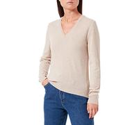 United Colors of Benetton Maglia Scollo V M/L 1002d4488, Maglione Donna, Beige 562, XL