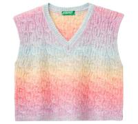United Colors of Benetton Maglia Scollo V S/M 18N3C400K Maglioncino a Gilet, Multicolor, 140 cm Bambina