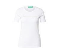 United Colors of Benetton T-Shirt 3GA2E16A2, Bianco Ottico 101, XXS Donna