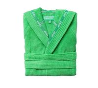 United Colors of Benetton Bathrobe with Hoodie L/XL 360GSM 100% Cotton Green Rainbow BE Accappatoio, Verde, Unisex-Adulto