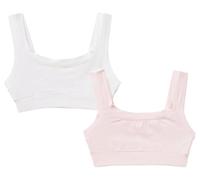 United Colors of Benetton Set 2 Brassiere 3ZQM0R1LT Intimo, Rosa Pastello 00H, M Bambina