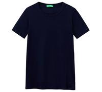 United Colors of Benetton T-Shirt 3ga2e16a0, Blu Notte 016, XXS Donna
