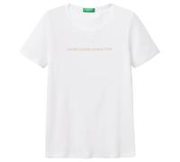 UNITED COLORS OF BENETTON Maglietta oro / bianco Donna UNITED COLORS OF BENETTON XXS