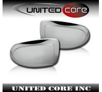 United Core Copertura Cromata Specchio Laterale Sinistra Destra Per Chevy 00-06