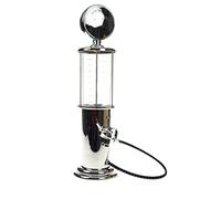 United Entertainment Bar Butler Dispenser per Bevande - Pompa per Benzina Vintage - 1 Litro - Argento