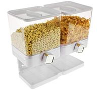 United Entertainment - Distributore per cereali singolo doppio triple/Doppelspender Luxury - bianco - 34x16.5x31.5 cm