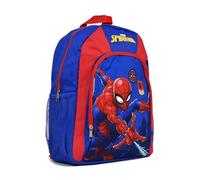 United Essentials Zaino 40x30x18cm 2 scomparti + 2 taschini. Spallacci e schienale imbottiti. Spiderman. Adatto Scuola o Tempo Libero.