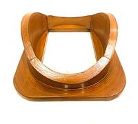 UNITED HANDICRAFTS Supporto per casco da sub U.S Navy Mark V Scuba Divers Casco Marrone Finitura Base in legno