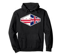 United Kingdom Heritage: District of Columbia Pride Felpa con Cappuccio