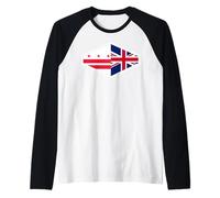 United Kingdom Heritage: District of Columbia Pride Maglia con Maniche Raglan