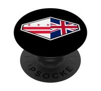 United Kingdom Heritage: District of Columbia Pride PopSockets PopGrip Adesivo