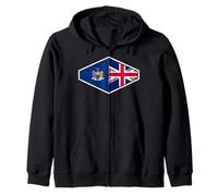 United Kingdom Heritage: New York Pride Felpa con Cappuccio