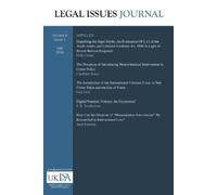 United Kingdom Law and S Association Legal Issues Journal 6(2) (Tascabile)