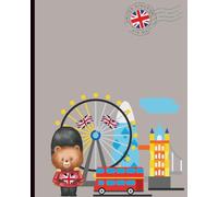 United Kingdom Notebook Paperback: London Composition Journal 100 Pages Lined