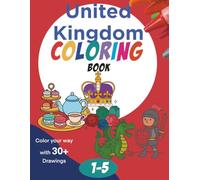 United Kingdom Themed Coloring Book for Toddlers & Pre-schoolers (ENG Edition) for Children