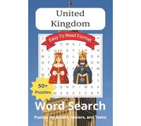 United Kingdom Word Search Puzzle Book: Word Searches with Easy to Read Print about UK, Great Britain, Big Ben, England, Europe, and More | 6x9 ... Holidays and Fun Times (Countries in Europe)
