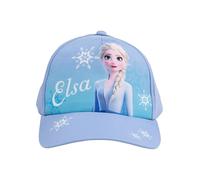 United Labels Berretto da baseball per ragazze Disney La regina di ghiaccio Elsa Frozen per bambini, berretto da baseball, regolabile, blu