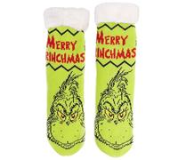 United Labels Calzini morbidi del Grinch - Merry Grinchmas per donne, calzini invernali, caldi da donna (verde, adulti, M, 39, 42)