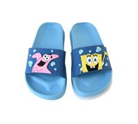 United Labels Ciabatte da bagno 3D a forma di Bob Spongebob, per bambini, motivo: Patrick Bubble, ciabatte da bagno antiscivolo, blu, Blu, 27/28 EU