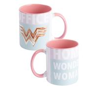 United Labels DC Comics - Tazza da caffè in ceramica Wonder Woman, 320 ml, colore: Rosa turchese