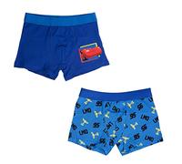 United Labels Disney Cars - Saetta McQueen Boxer per Ragazzi Mutande Blu (Confezione da 2) (as3, Numeric, Numeric_110, Numeric_116, Regular)