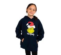 United Labels Felpa con cappuccio Grinch per bambini, blu scuro, Feelin Grinchy, maglione invernale con cappuccio, unisex per ragazzi e ragazze, Blu, 158-164