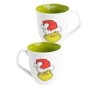 United Labels Grinch - Tazza da caffè in ceramica, 350 ml, colore: Verde/Bianco