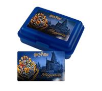 United Labels Harry Potter, contenitore per il pranzo, Hogwarts, con divisorio, colore: blu